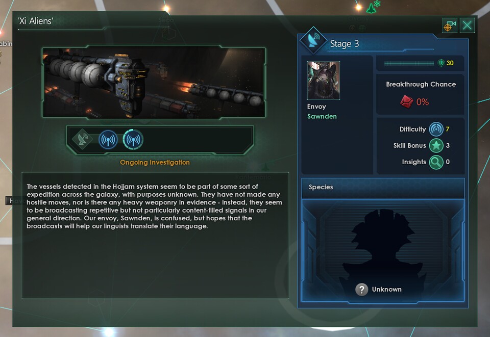 Erstkontakte laufen nun wie archäologische Ausgrabungen inklusive besonderer Ereignisse.