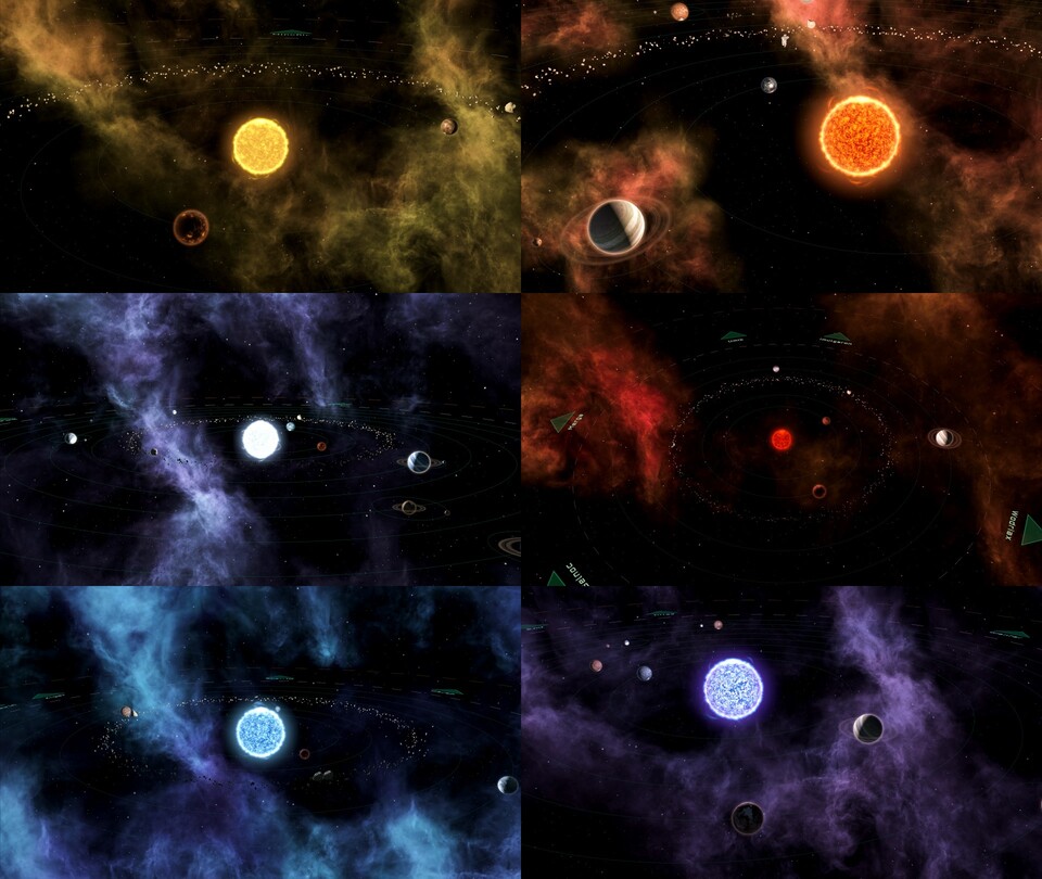 Stellaris bekommt mit dem Asimov-Patch 1.2 deutlich hübschere und abwechslungsreichere Skyboxes (System-Hintergründe).