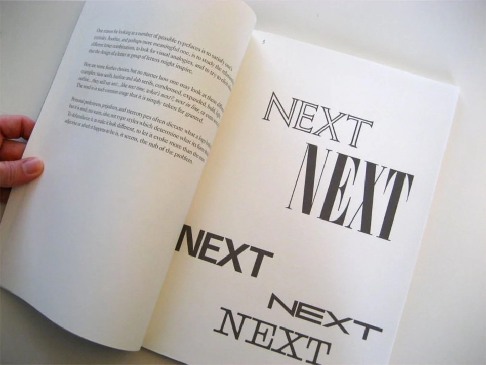 In a book that Paul Rand gave to Steve Jobs, the designer described his creative process.  (Image: Applesfera.com)
