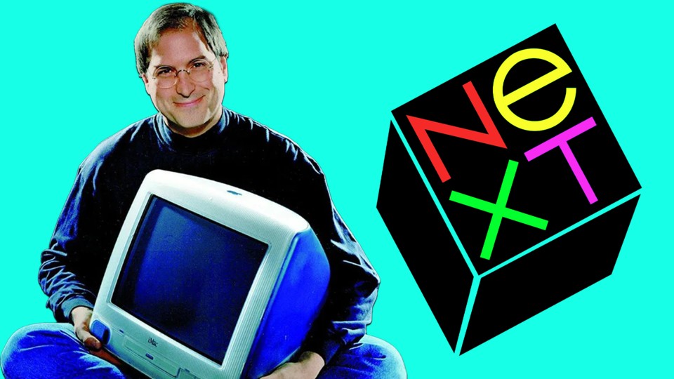 Steve Jobs wasn't always with Apple.  He made the best of his time at NeXT - including the logo.