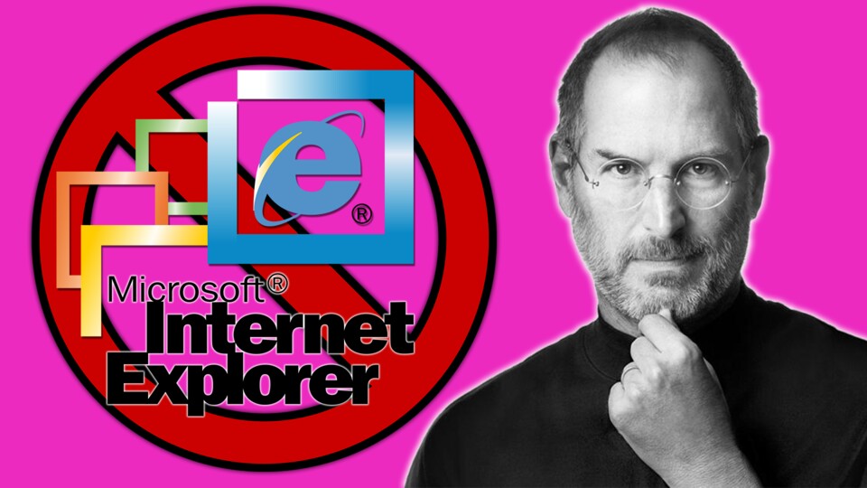 Steve Jobs konnte den Gedanken an den IE auf Apple-Geräten nicht ertragen.