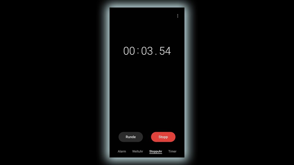 Ich bin Sportler und die Stoppuhr-App meines Handys nervt mich