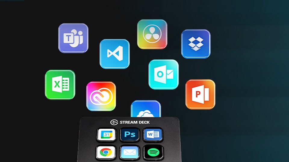 Mit dem Stream Deck könnt ihr schneller auf eure Anwendungen zugreifen.