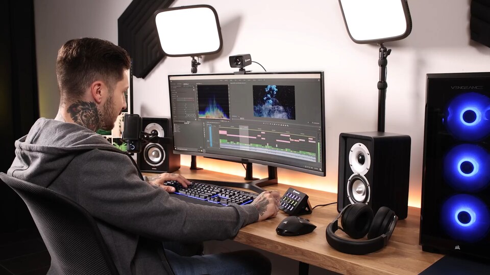 Wer professionell ist (und auch so aussehen will), hat ein Stream Deck auf dem Arbeitsplatz.