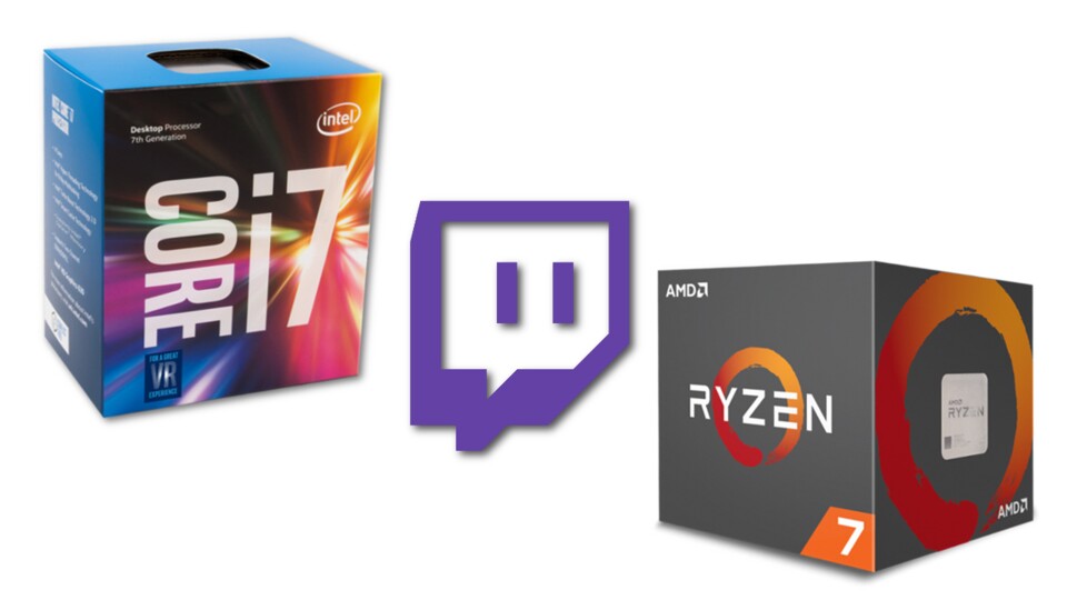 Im Benchmark-Duell stellen sich der Core i7 7700K und der Ryzen 7 1700 beim Streaming von Spielen zu Twitch.tv. Kann sich AMDs Achtkerner klar von Intels Vierkerner absetzen?