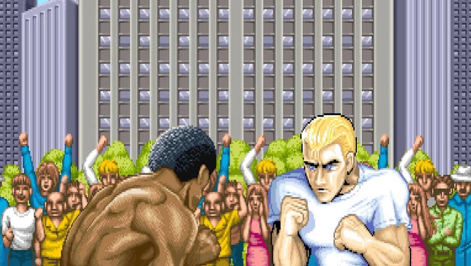 Die beiden Kämpfer aus dem Intro von Street Fighter 2 heißen Max und Scott.