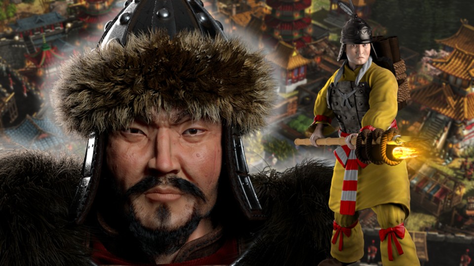 In Stronghold: Warlords geht's in den fernen Osten; Schlachten mit Mongolen, Chinesen und Japanern warten.