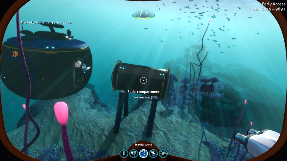 Auch der Basisbau wird wieder eine Rolle in Subnautica: Below Zero spielen. Neue Module fehlen allerdings bislang.