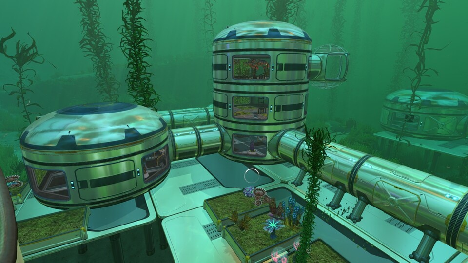 Ein Reddit-Nutzer hat im Survival-Spiel Subnautica eine beeindruckende Unterwasser-Basis gebaut.