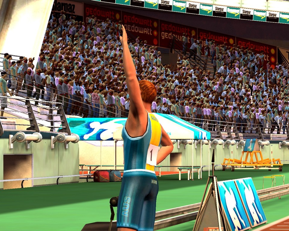 Eigenartige Szene: Wir jubeln als Sprintsieger dem Publikum zu, doch die Zuschauer schauen weg.