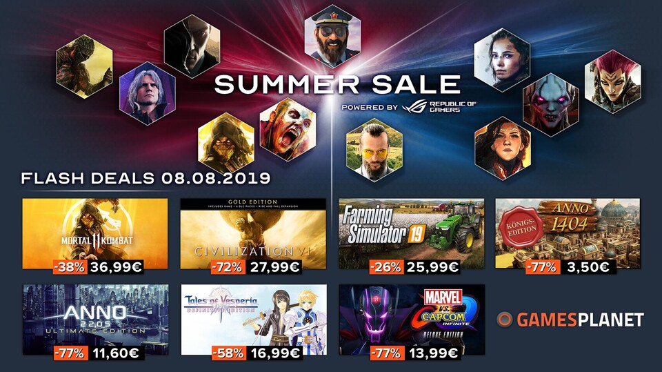 Zum Gamesplanet Summer Sale