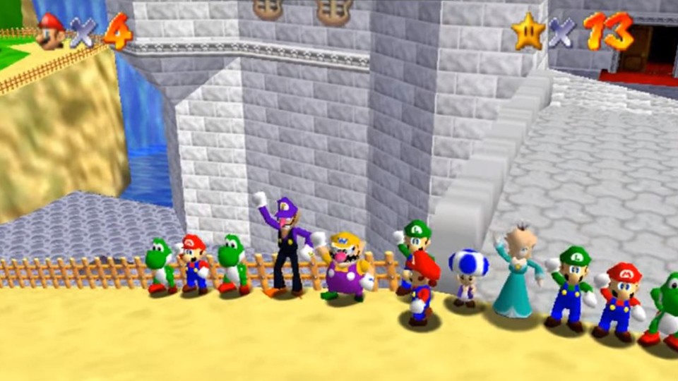 Super Mario 64 Online führte einen launigen Koop-Modus für bis zu 24 Spieler ein.
