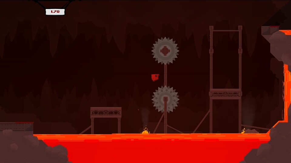 Die selbstgebauten Levels in Super Meat Boy können über die Community-Plattform Super Meat World verteilt werden. 