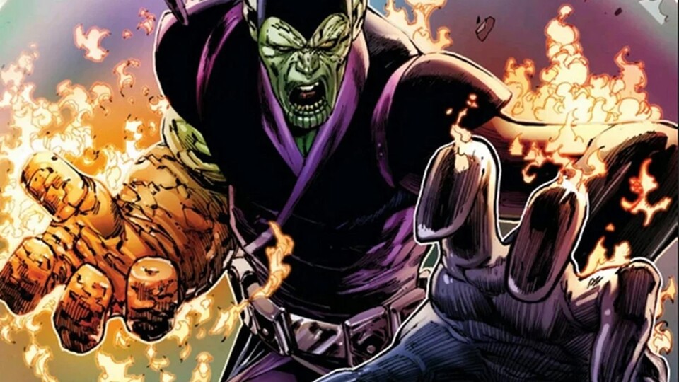In den Marvel-Comics gibt es nicht die Super-Skrulls, sondern den einen Super-Skrull, der auf den Namen Klrt hört ... Fragt uns nicht, wie man den ausspricht. Bildquelle: Marvel Comics