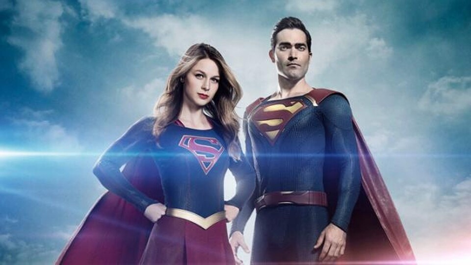 Supergirl und ihr berühmter Cousin Superman sind in der Crossover-Folge wiedervereint.