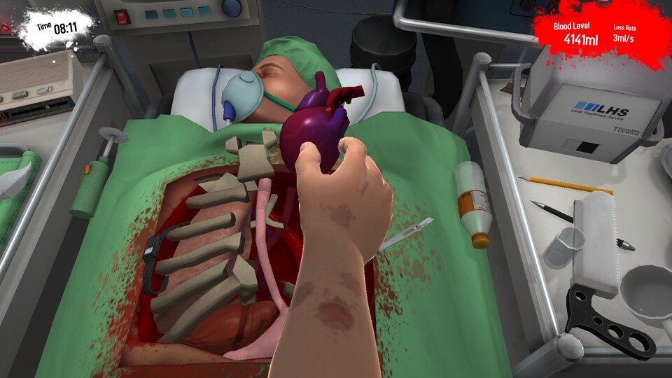 Medizinstudenten verfügen laut einem Chirurgie-Professor immer seltener über ausreichende Fingerfertigkeiten für ihre Arbeit – reicht es nur noch für den Surgeon Simulator?