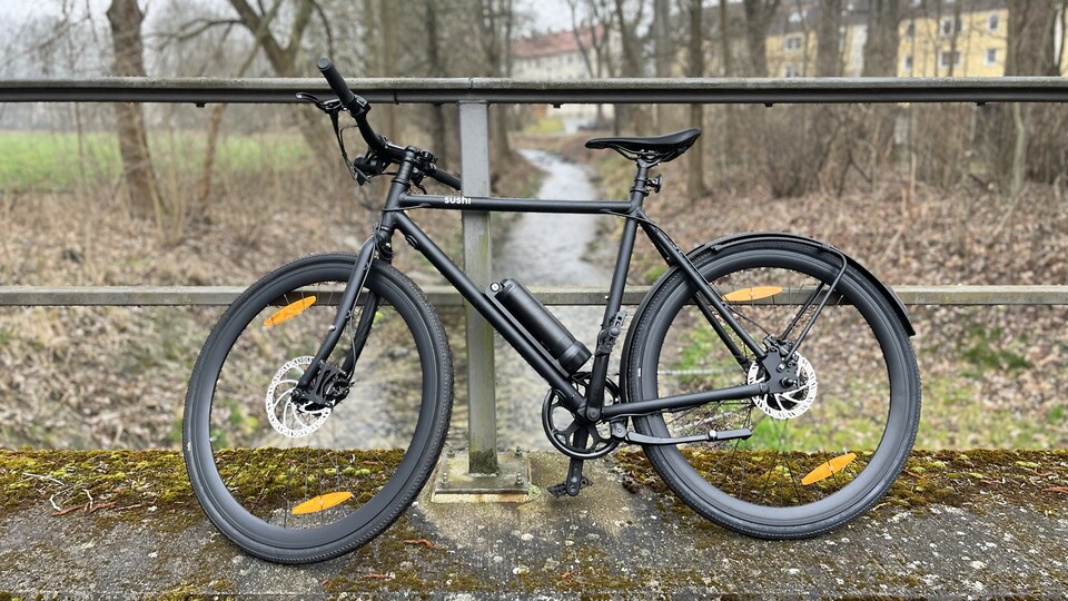 Abseits der Straße eignet sich das Sushi-Bike nur bedingt.