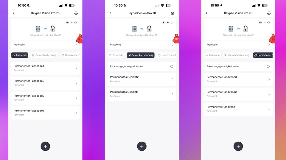 Das Keypad bietet genügend internen Speicher, um zahlreiche Zugangsoptionen zu hinterlegen. (Bildquelle: GameStar Tech)