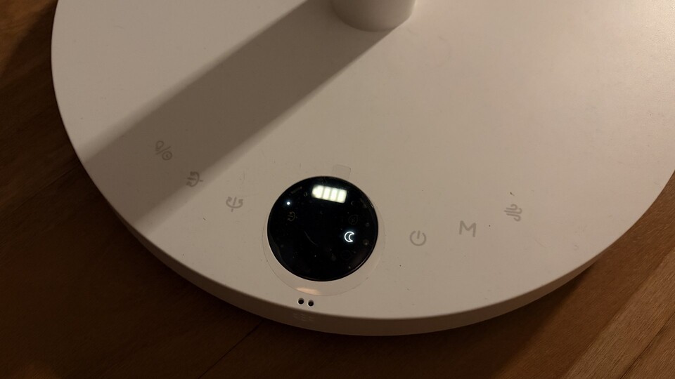 Im Nachtmodus schaltet sich das Display nicht automatisch ab.