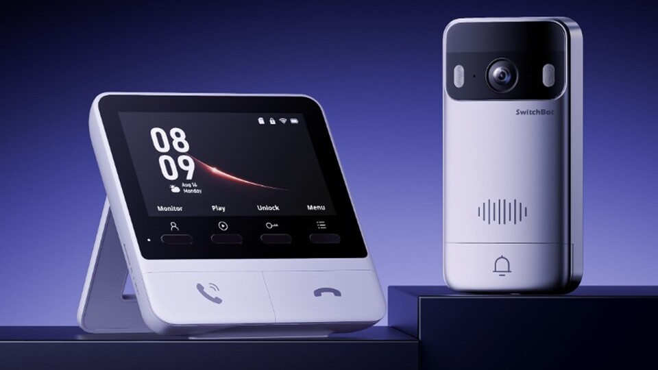 Mit der Videoklingel seht ihr direkt, wer vor der Haustür steht.