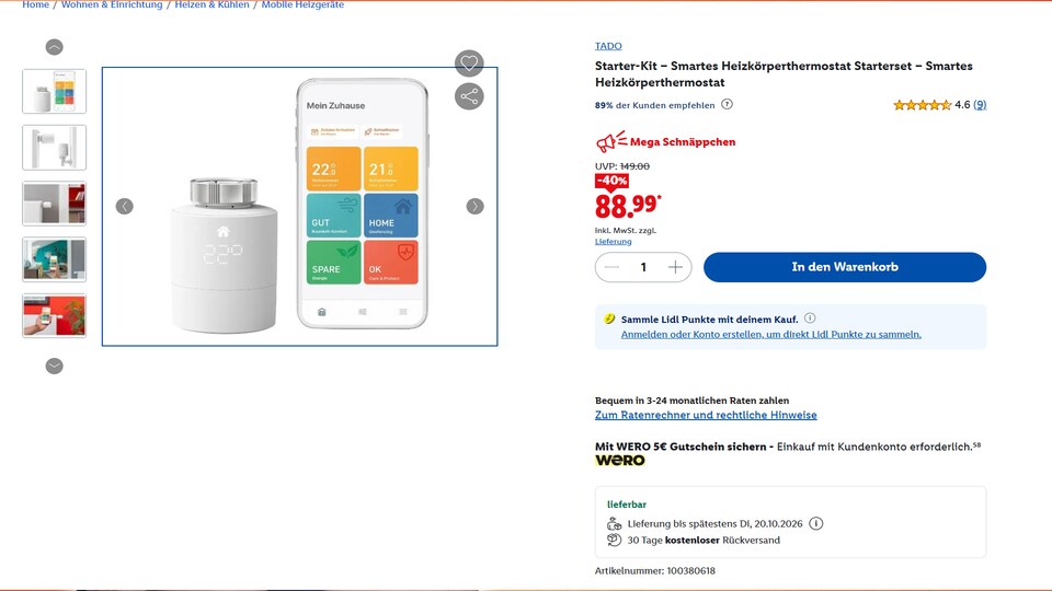 Tado ist einer der Marktführer bei smarten Thermostaten. Ich kenne schon einige Leute, die auf diese Setzen. Zufrieden war bisher jeder.