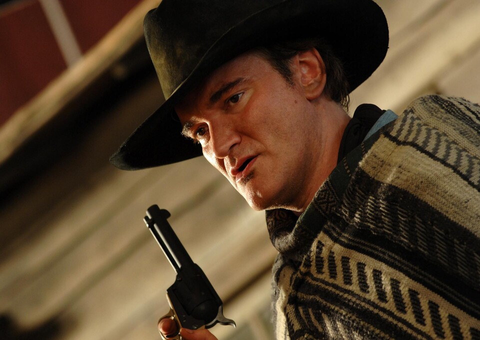 Quentin Tarantino in Django Unchained.