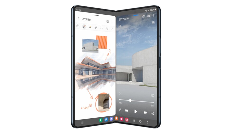 Die Taskleiste soll die Produktivität am Smartphone steigern.