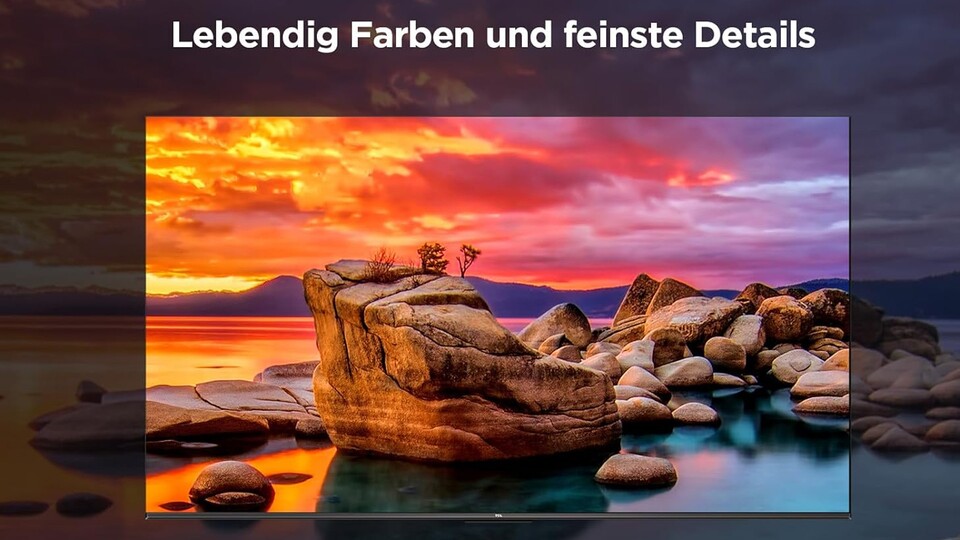 HDR10, Dolby Atmos, Google TV und Chromecast: Der 4K TV von TCL ist trotz des günstigen Preises gut ausgestattet.