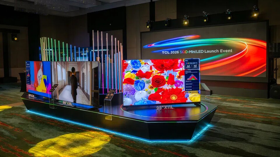 TCL geht 2026 mit der hauseigenen SQD-Technologie gegen OLED und RGB Mini-LED-TVs in die Offensive.