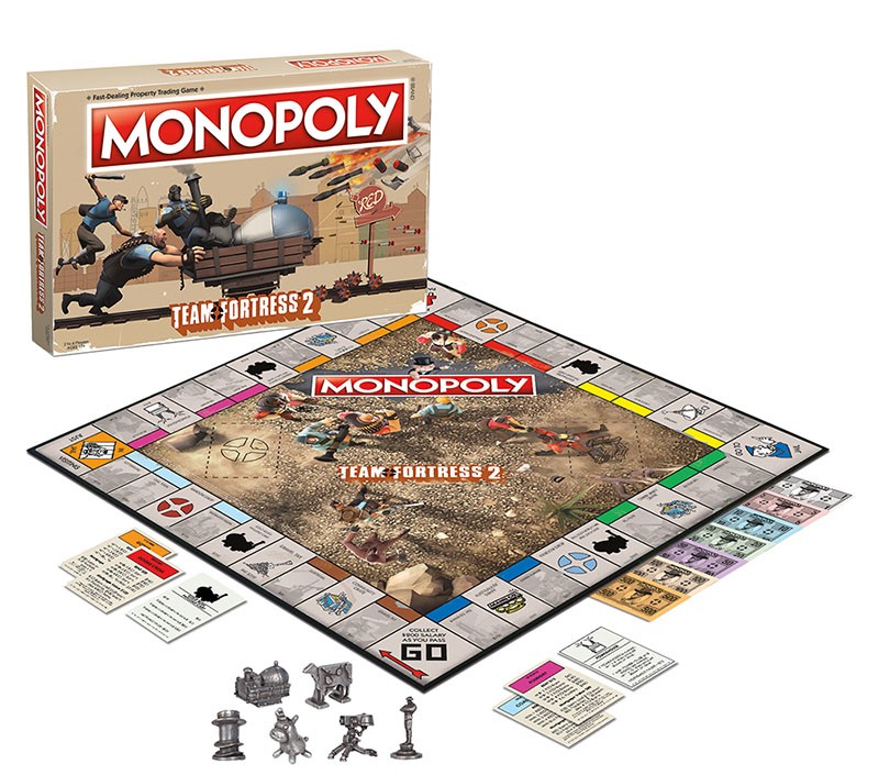 Die &quot;Team Fortress 2&quot;-Edition von Monopoly ist ein echter Hingucker (Bildquelle: USAOpoly).