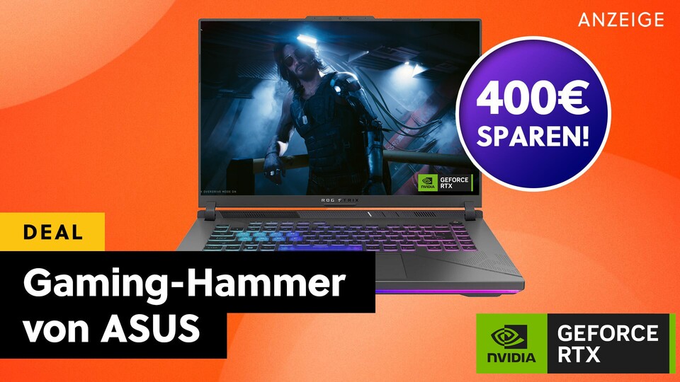 Der optimale Gaming-Laptop aus Preis und Leistung, Größe und Portabilität: Der ASUS ROG Strix G16 mit RTX 4070 und Intel i9 ist ein Hit und jetzt im Angebot!