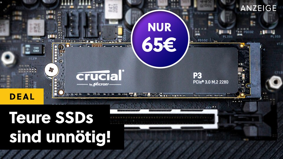 Diese günstige NVMe SSD im Amazon-Angebot ist die meiner Meinung nach beste Speichererweiterung für euren Gaming-PC.