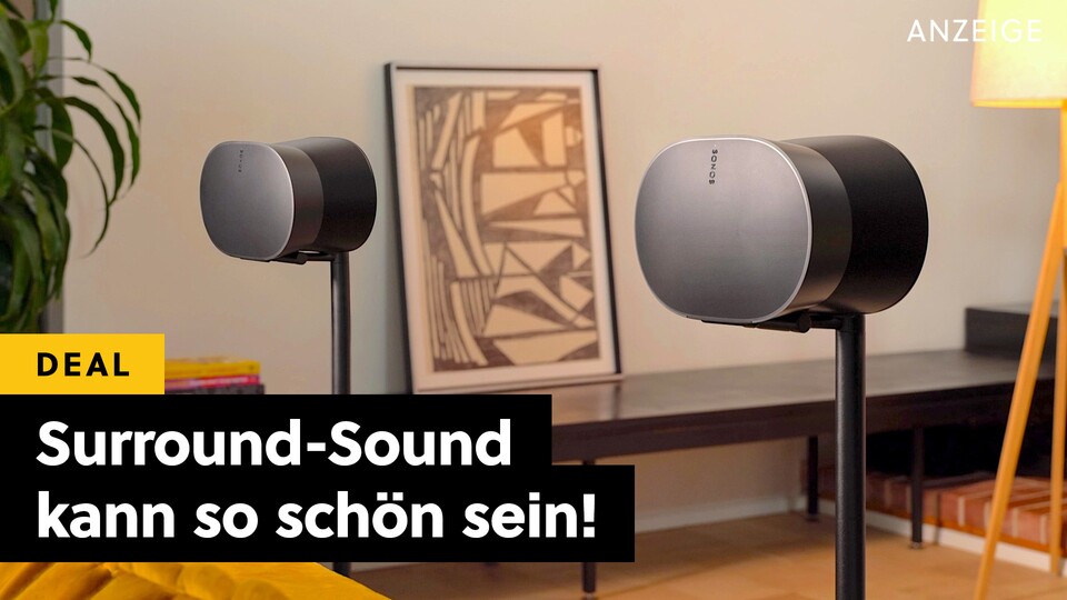 Echter Surround Sound mit Dolby Atmos sah nie besser aus! Diese Sonos Lautsprecher im Angebot werden euch umhauen!