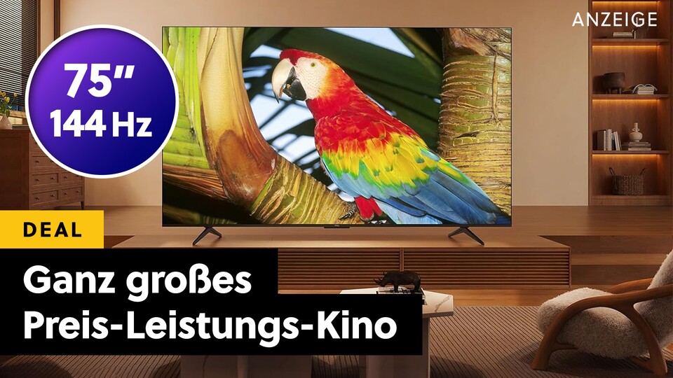 Ihr sucht einen großen 4K-TV zum schmalen Preis? Dann ist dieser neue Smart-TV mit über 30% Nachlass im Amazon-Angebot jetzt genau die richtige Empfehlung für euch!