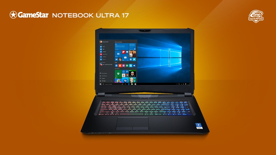 17 Zoll, 144Hz, schnelle Reaktionszeiten und andere High-End-Komponenten verstärken das ONE GameStar-Notebook Ultra 17.