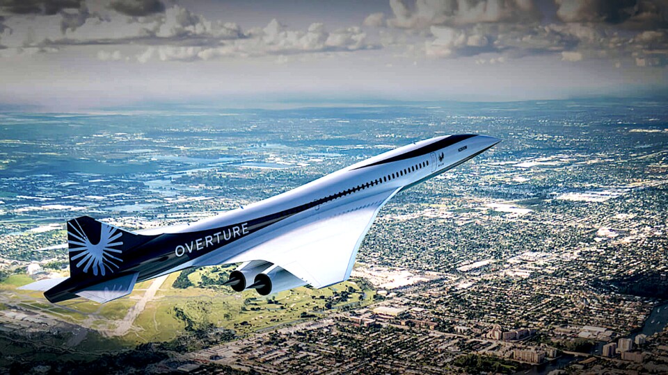 Wenn Boom Supersonic den eigenen Vorhaben und Plänen gerecht wird, soll sich die Overture noch vor den 2030ern erstmals in die Luft erheben.
(Bildquelle: Boom Supersonic)