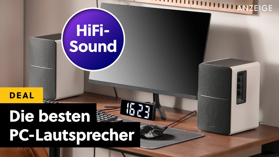 Toller Sound zum unschlagbaren Preis: Diese PC-Lautsprecher haben mich auf ganzer Linie überzeugt und sie sind jetzt wieder günstig bei Amazon.