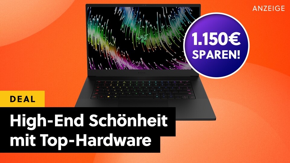 High-End Hardware und der wahrscheinlich hochwertigste Gaming-Laptop zusammen im Top-Angebot mit weit über 1.000€ Rabatt.