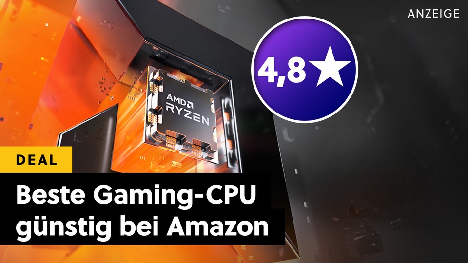 Sichert euch die beste Gaming-CPU der Welt jetzt im Amazon-Angebot für kurze Zeit günstiger! Der AMD Ryzen 7 7800X3D im Top-Deal.