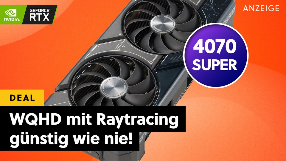 ASUS zahlt euch Cashback, Alternate senkt den Preis zusätzlich und Nvidia schenkt euch sogar ein nagelneues AAA-Spiel: Das ist das beste Grafikkarten-Angebot des Jahres!