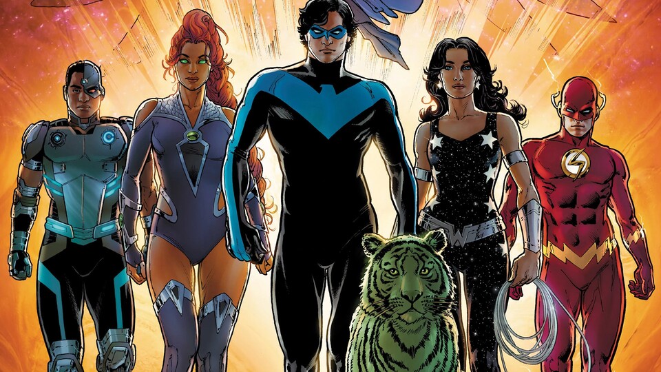 Der Ex-Robin Nightwing führt für gewöhnlich das Superhelden-Team der Teen Titans an. Bildquelle: DC Comics