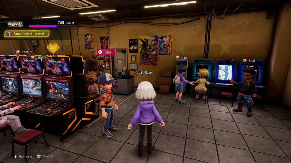 Arcade Quest ist ein brandneuer Spielmodus, in dem ihr einen Avatar erschaffen und mit diesem in einer virtuellen Spielhalle ein vom Hauptspiel getrenntes Abenteuer erleben dürft.