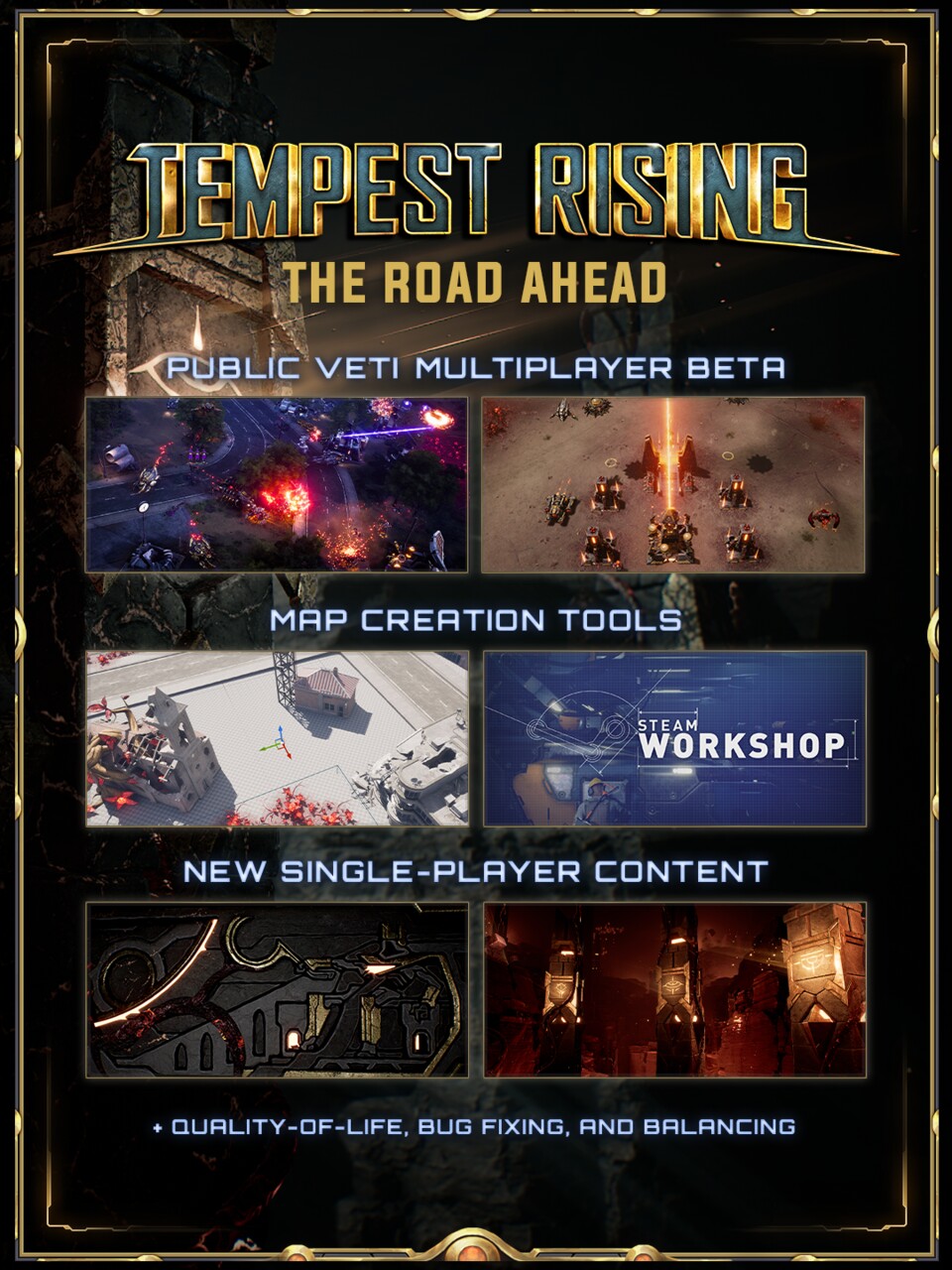 Für 2026 haben die Entwickler von Tempest Rising einiges vor. Wann genau die Veti-Fraktion aus dem Beta-Status herauskommt, ist noch unklar.