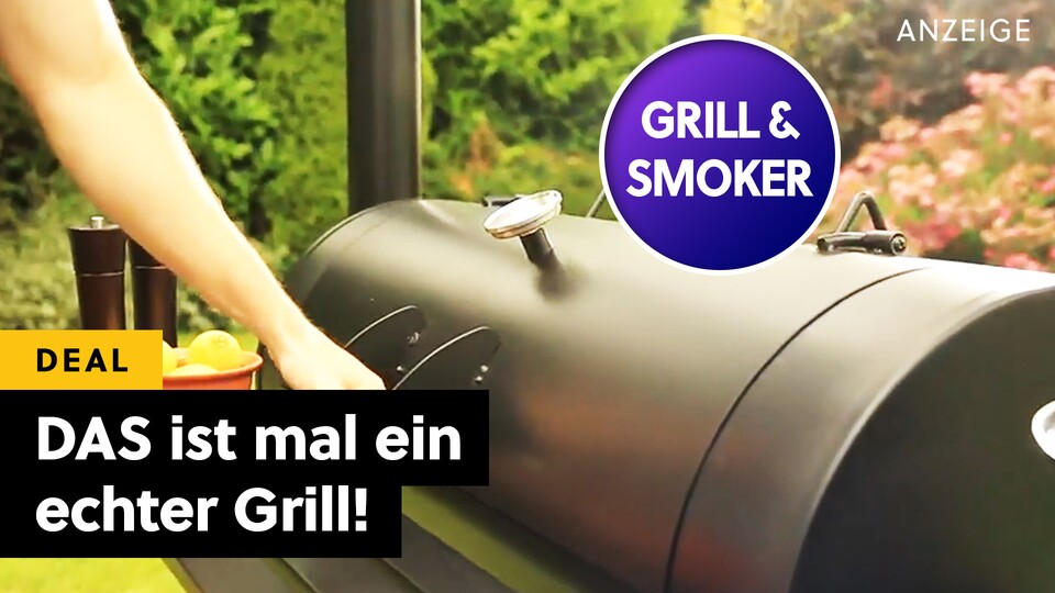 Smoker, Holzkohle, zwei Kammern + Kamin: Dieser Grill ist ein absolutes Highlight!