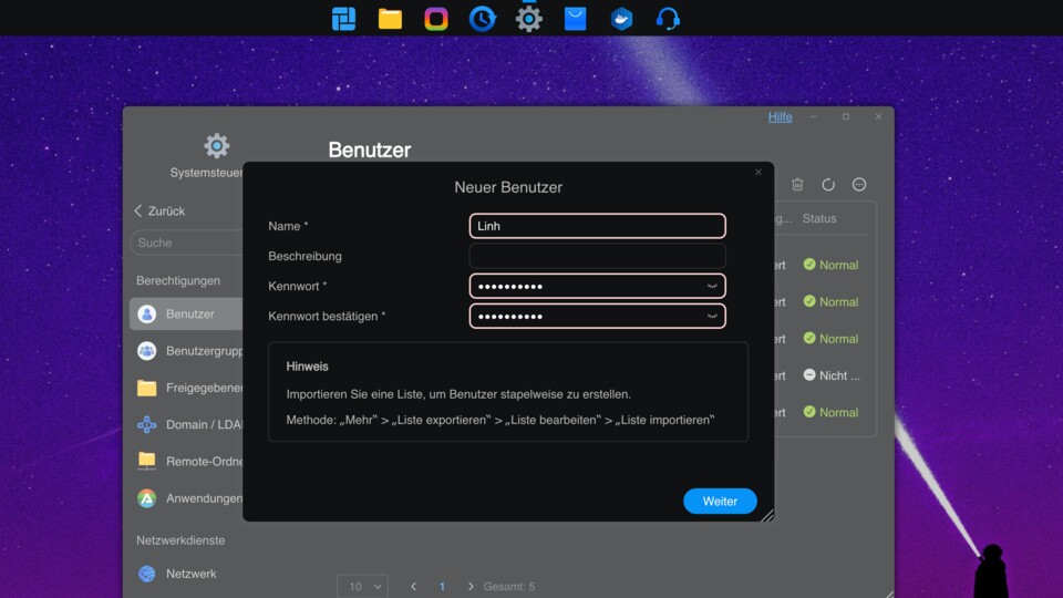Ich nutze im Alltag ein normales Benutzerkonto statt dem Administrator-Konto. So kann ich selbst nicht in die Ordner der anderen Nutzer einschauen (,was aber mit dem Admininistrator-Konto möglich wäre).
