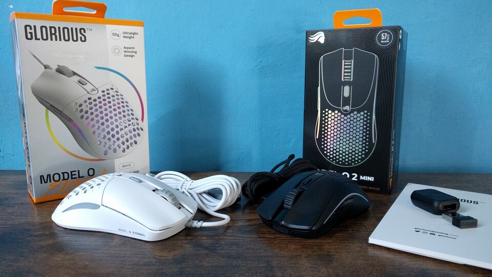 Bei beiden Mäusen ist alles Notwendige im Lieferumfang enthalten. (Bildquelle: Nele WobkerGameStar Tech)
