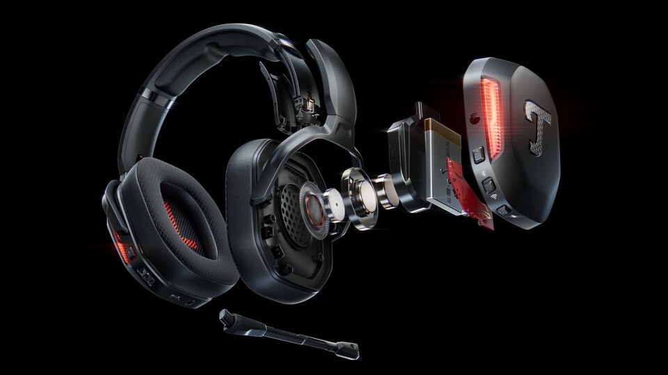 Trotz des geringen Gesamtgewichts verbirgt sich im Inneren des Headset doch eine Menge Technik.