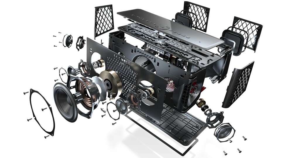 Mit der Motiv Home könnt ihr direkt über Spotify oder Tidal streamen oder auch per AirPlay Multiroom-Streaming betreiben.