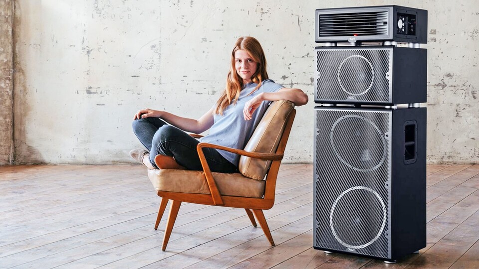 Die POWER HIFI ist so riesig, dass ich mich frage, ob Teufel hier nicht ein wenig übertreibt.