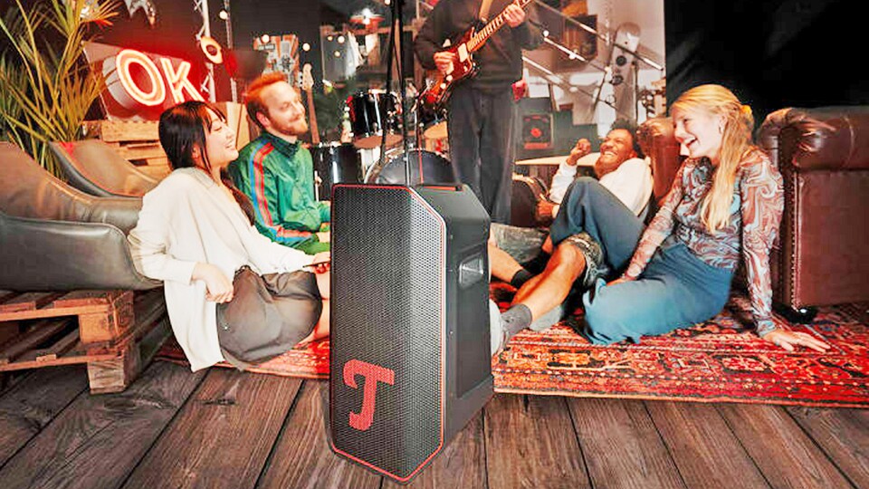 Auch für gemütliche Jam-Sessions geeignet. Diese Box hat den Namen Rockster verdient!